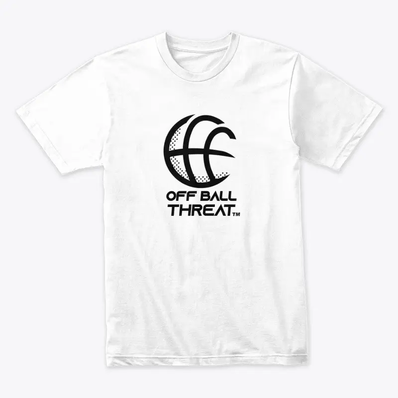 Off Ball Threat White Tees